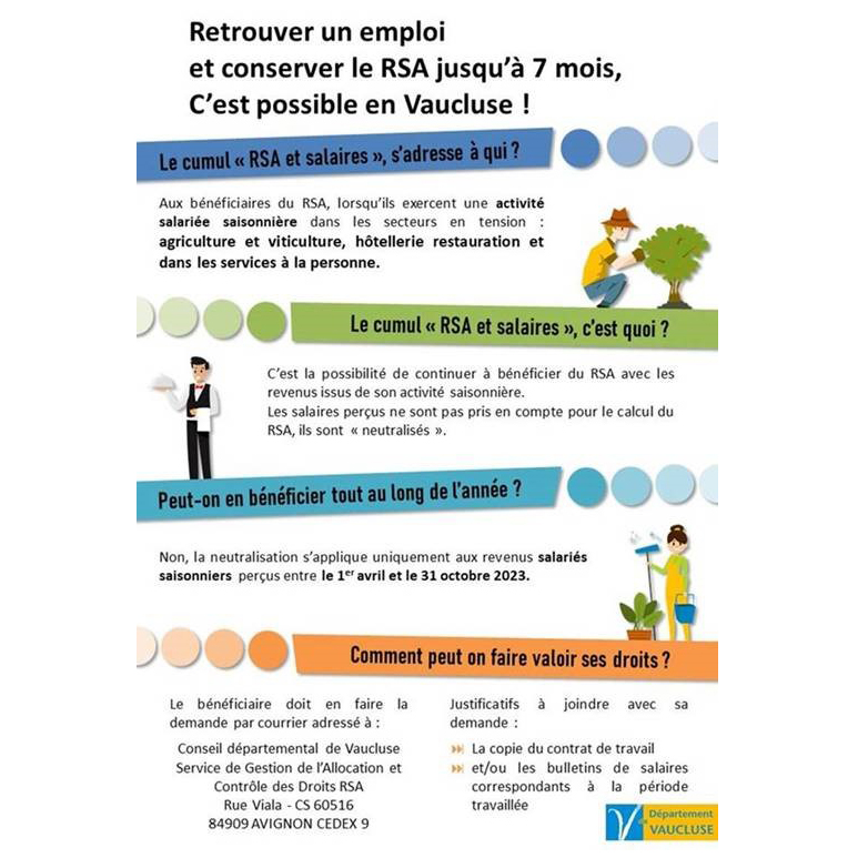 Cumul RSA Salaire