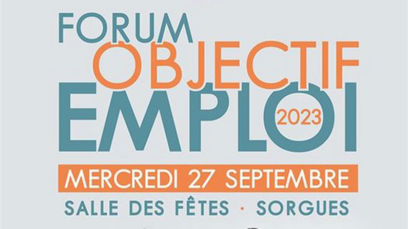 septembre 2023 – Forum « objectif emploi »